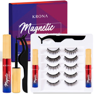 KRONA Magnetic Eyelashes with Eyeliner
