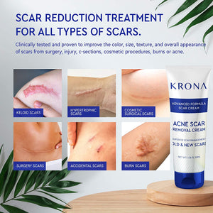 Krona  Scar Removal Cream For Old Scars -Stretch Mark Removal Cream for Men and Women